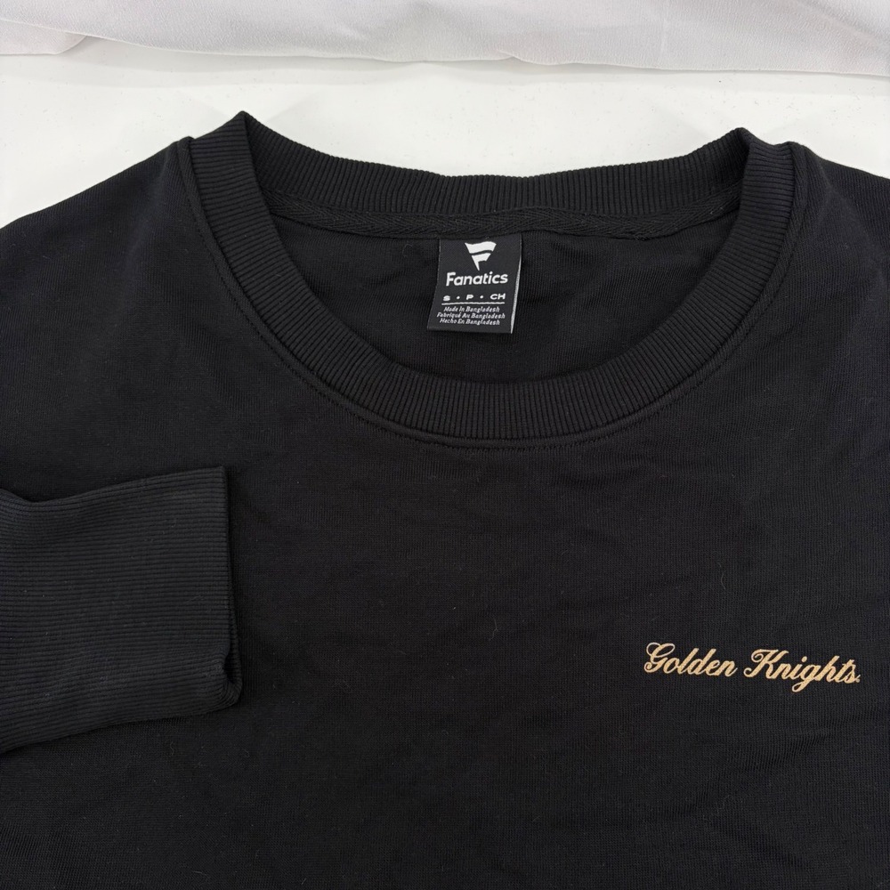 Fanatics NHL Vegas Golden Knights Jack Eichel 9 Crewneck Sweatshirt Black Small